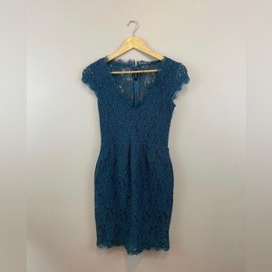 Babaton | Aritzia | Blue Lace Dress